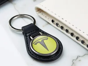 Tesla Leder Schlüsseletui Stabiles Stilvoll Tuning Edition